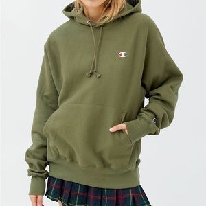 Large Green Champion Hoodie